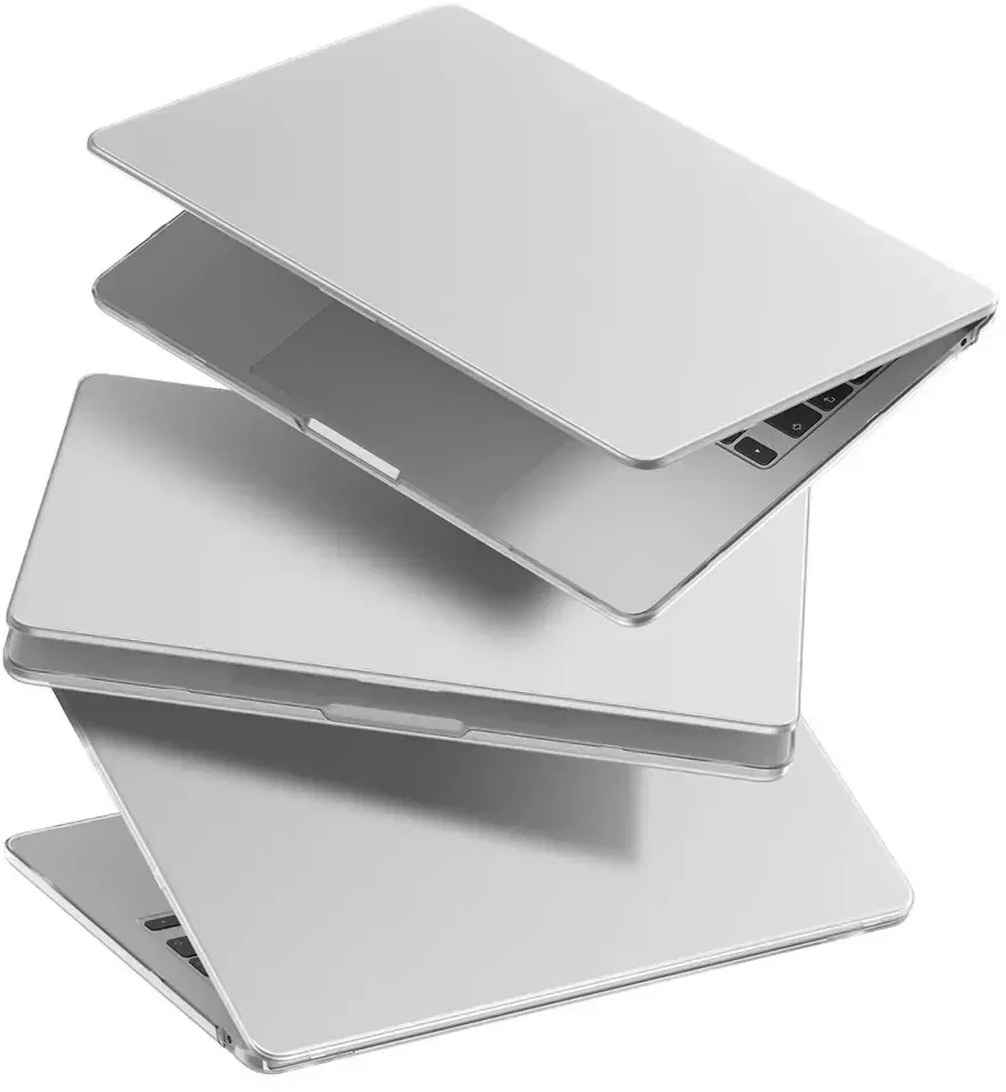 „AmazingThing“ titano spalvos kietas dėklas „MacBook Air M5 15“ – permatomas