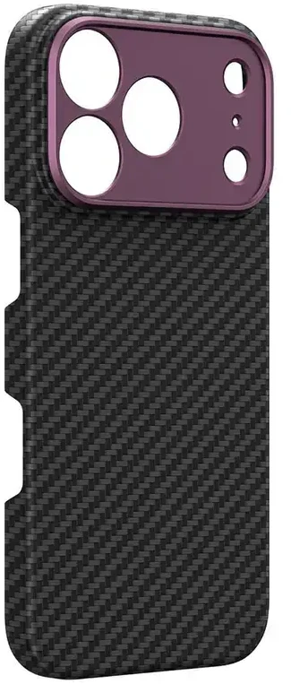 Dėklas AmazingThing Titan Max Lens Case for iPhone 18 Pro Max in Aramid Fiber with Camera Cover, Compatible with MagSafe - Violetinė