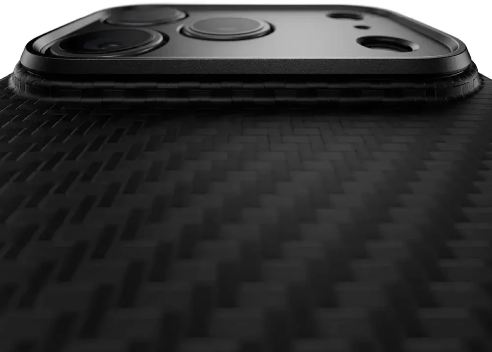 Dėklas Amazingthing Titan Max Lens MagSafe do iPhone 18 Pro juoda