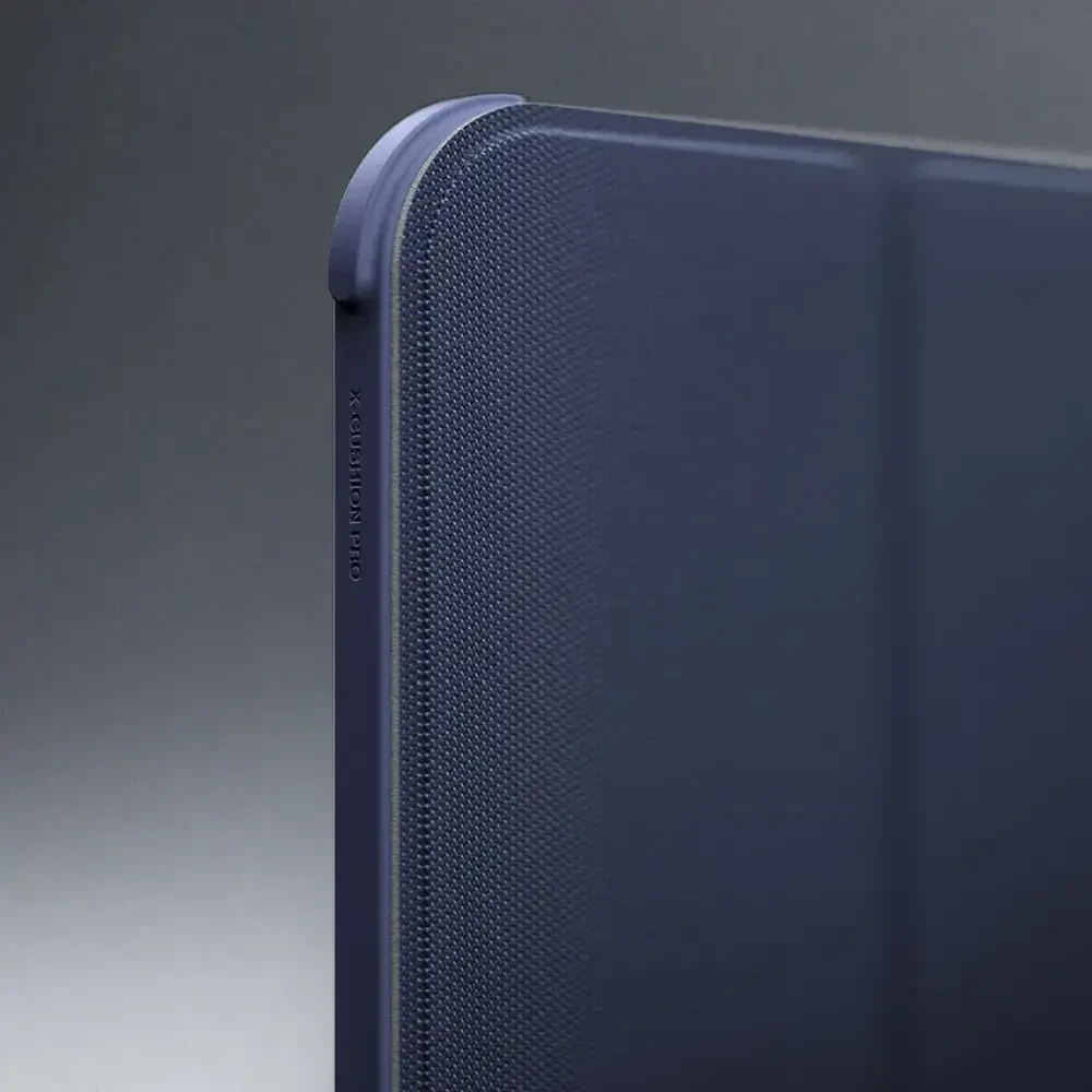 Dėklas AmazingThing Titan Pro Case for iPad Pro 11" M5 with 720° Rotation Stand and Stylus Holder - Navy Mėlyna