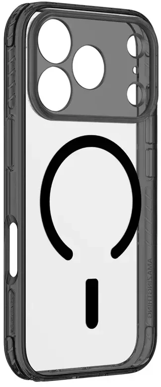 Dėklas AmazingThing Titan Pro Lens Case for iPhone 18 Pro with Camera Cover and Lanyard Mount, Compatible with MagSafe - Juodas