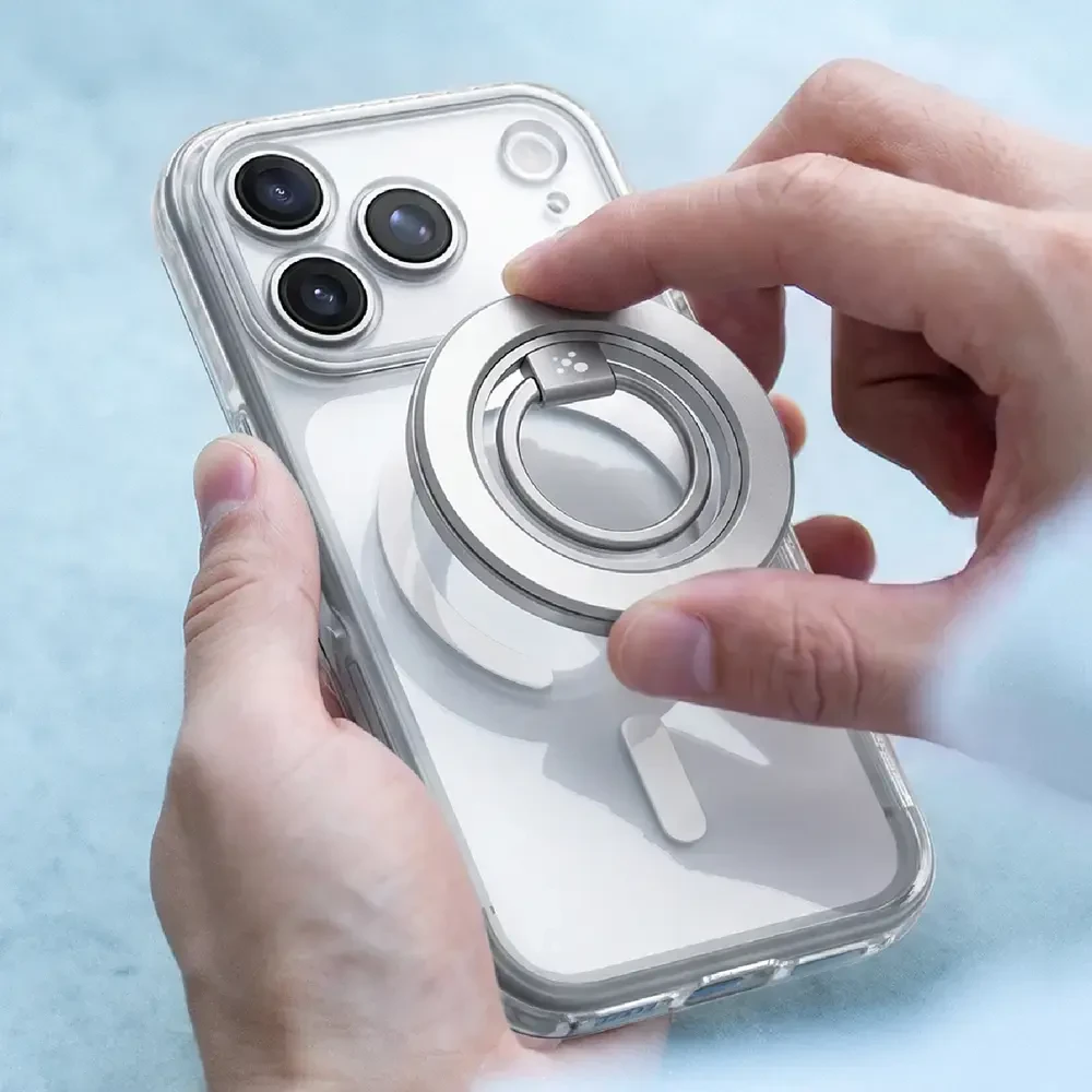 Dėklas Amazingthing Titan Pro Lens MagSafe do iPhone 18 Pro permatomas
