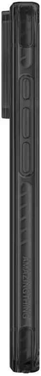 Dėklas AmazingThing Titan Pro Lens Case for iPhone 18 Pro with Camera Cover and Lanyard Mount, Compatible with MagSafe - Juodas