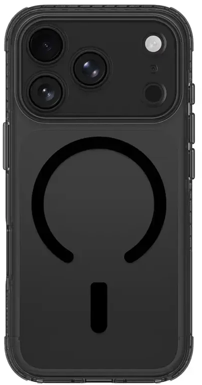 Dėklas AmazingThing Titan Pro Lens Case for iPhone 18 Pro with Camera Cover and Lanyard Mount, Compatible with MagSafe - Juodas