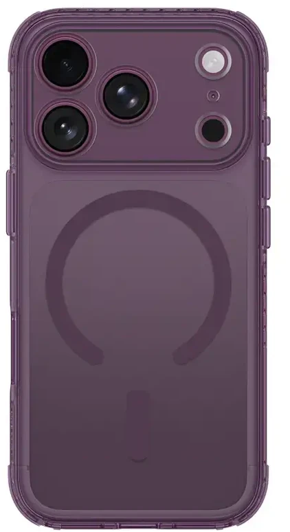 Dėklas Amazingthing Titan Pro Lens MagSafe do iPhone 18 Pro Max violetinė