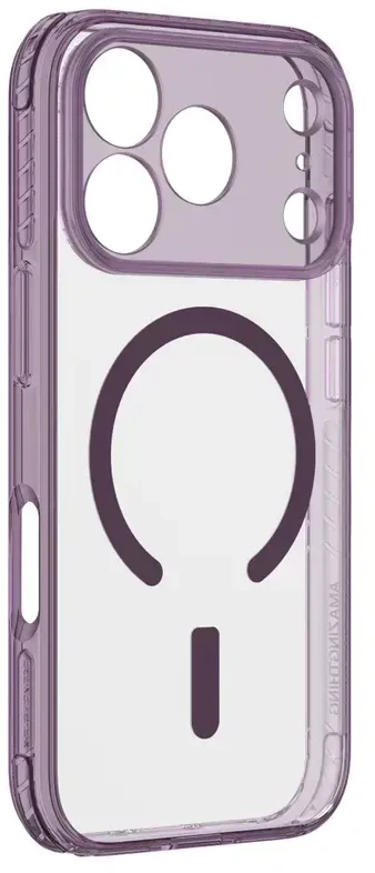 Dėklas Amazingthing Titan Pro Lens MagSafe do iPhone 18 Pro violetinė