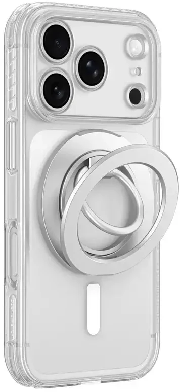 Dėklas Amazingthing Titan Pro Lens Ring Set MagSafe do iPhone 18 Pro Max permatomas