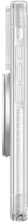Dėklas Amazingthing Titan Pro Lens Ring Set MagSafe do iPhone 18 Pro Max permatomas