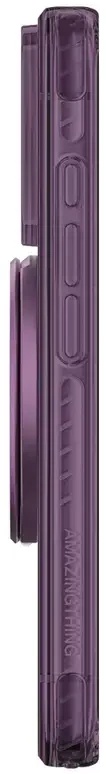 Dėklas Amazingthing Titan Pro Lens Ring Set MagSafe do iPhone 18 Pro Max violetinė