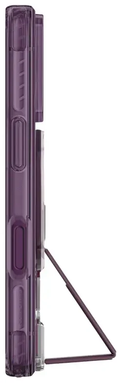 Dėklas Amazingthing Titan Pro Lens Stand Set MagSafe do iPhone 18 Pro violetinė
