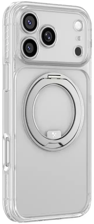 Dėklas Amazingthing Titan Pro Spin Lens MagSafe do iPhone 18 Pro permatomas