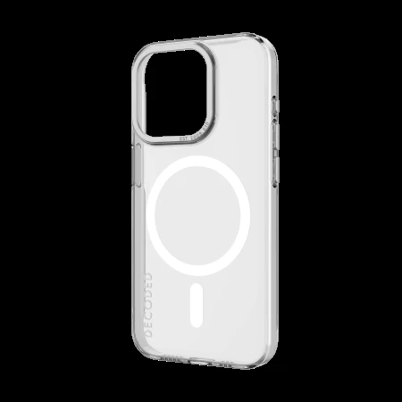 Decoded Transparent dėklas telefonui skaidrus MagSafe Apple iPhone 15 Pro - dėklas telefonui skaidrus