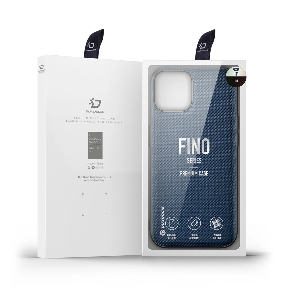 Dux Ducis Fino dėklas skirtas iPhone 14, mėlynas
