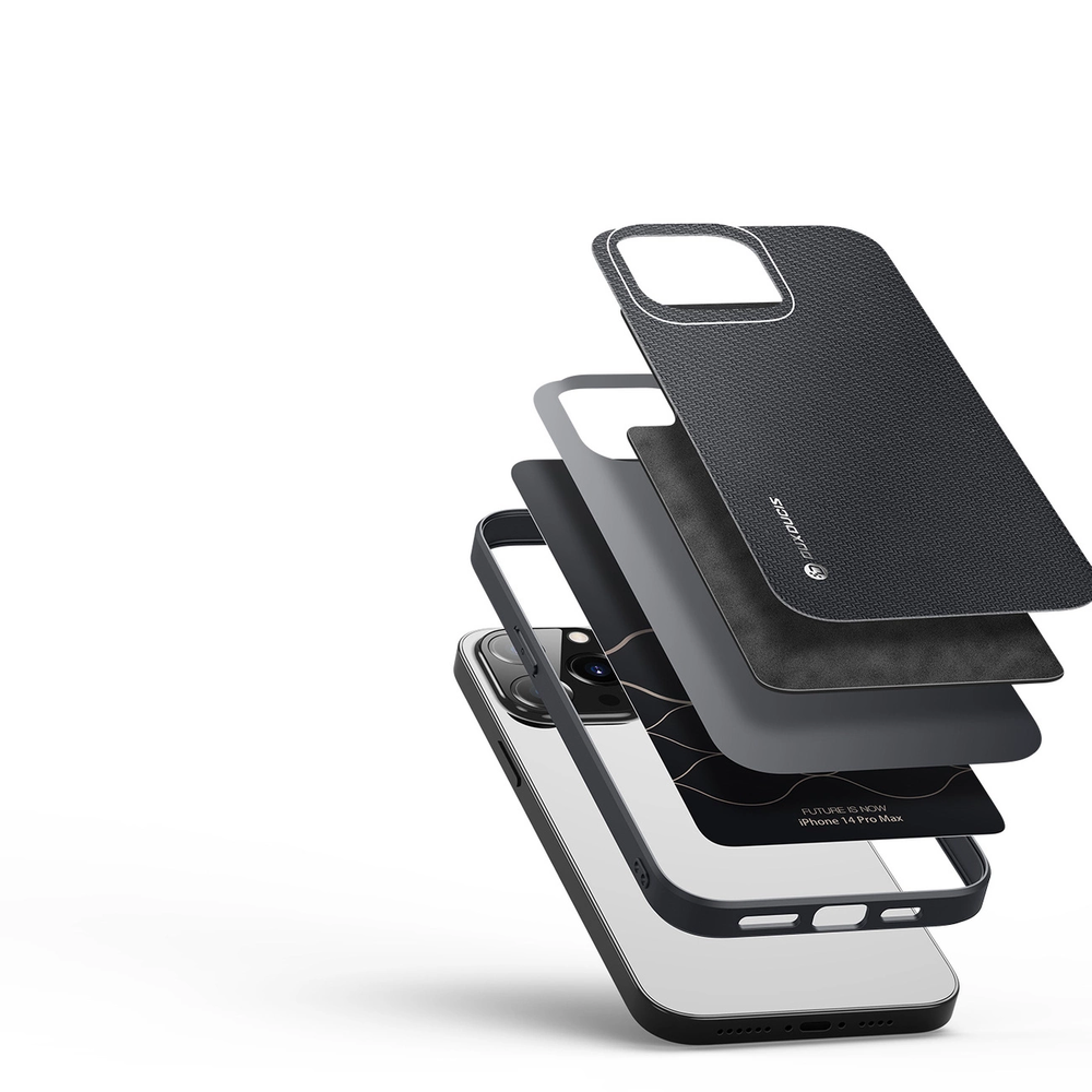 Dux Ducis Fino dėklas skirtas iPhone 14 Pro Max, juodas