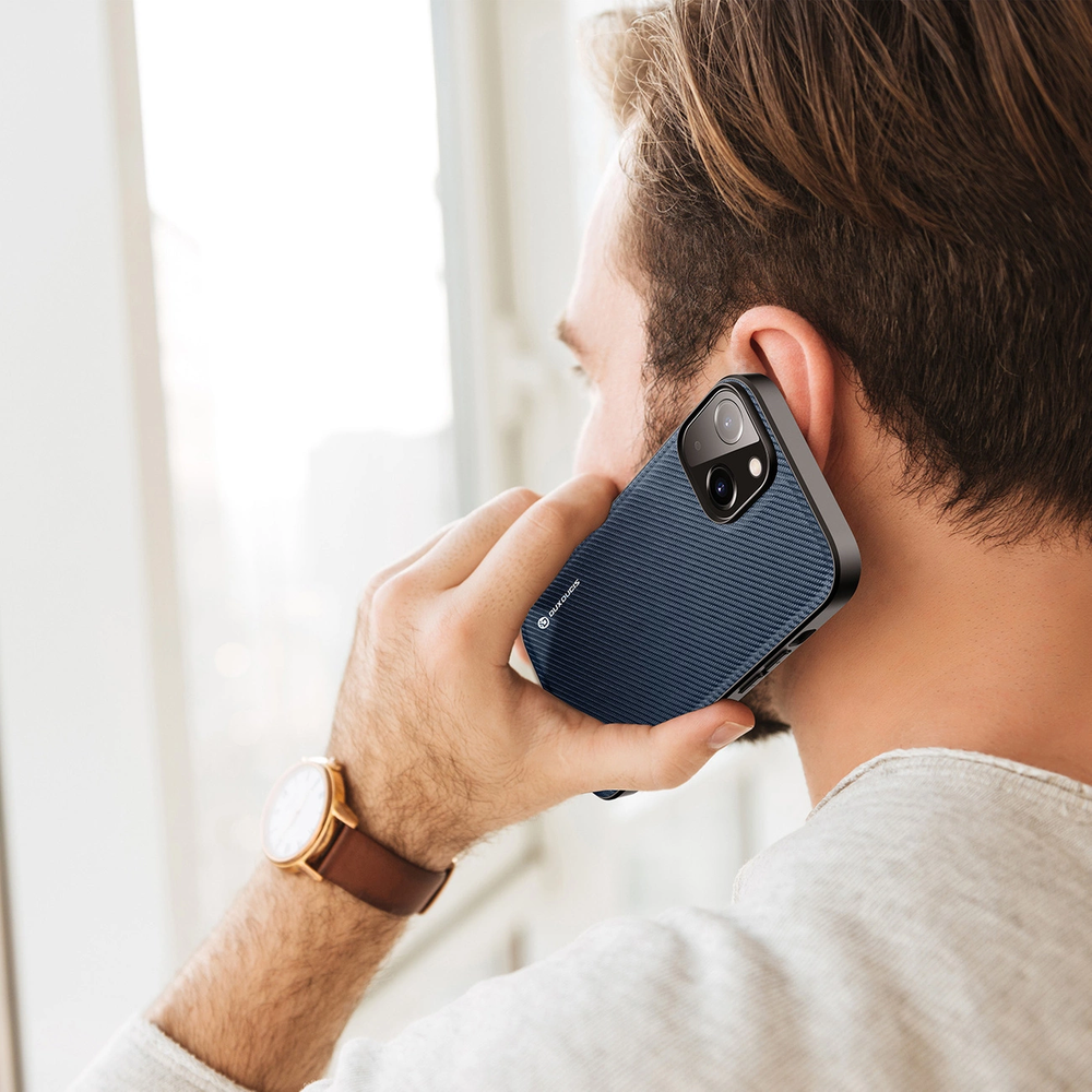 Dux Ducis Fino dėklas skirtas iPhone 14, mėlynas