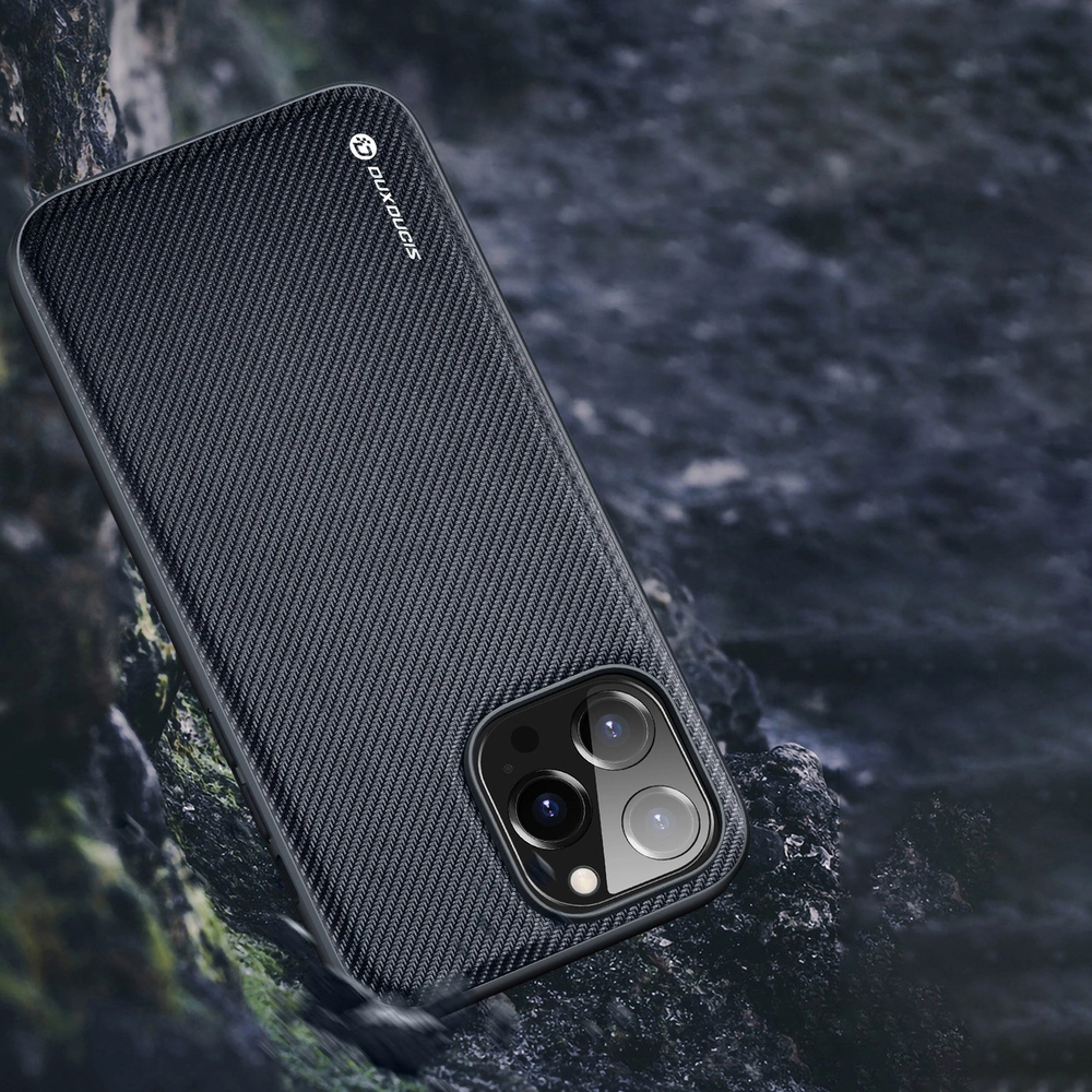 Dux Ducis Fino dėklas skirtas iPhone 14 Pro Max, juodas