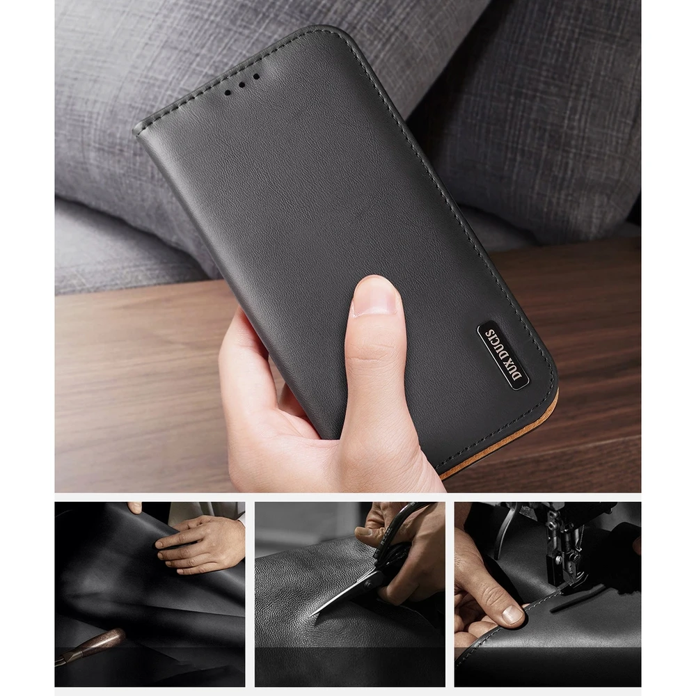 Dux Ducis Hivo dėklas skirtas iPhone 14 Plus, rudas