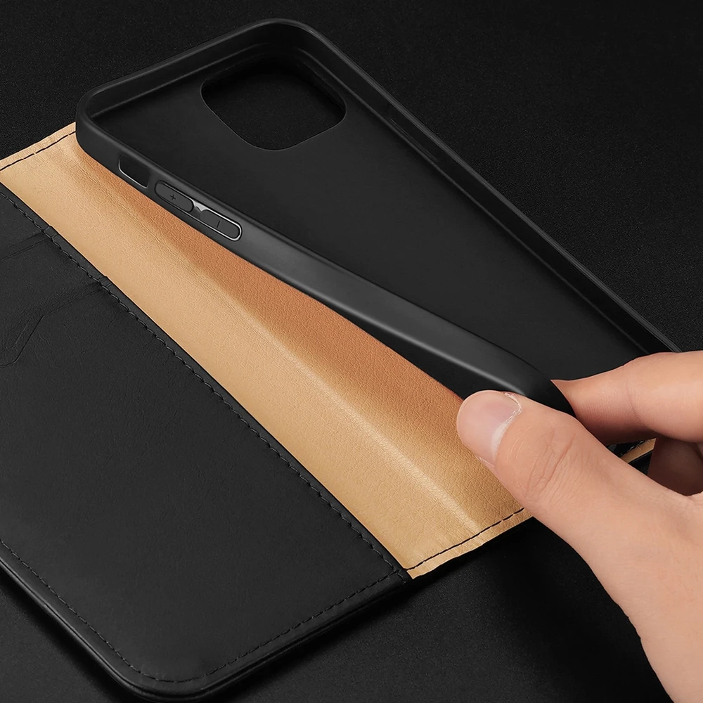 Dux Ducis Hivo dėklas skirtas iPhone 14 Plus, rudas