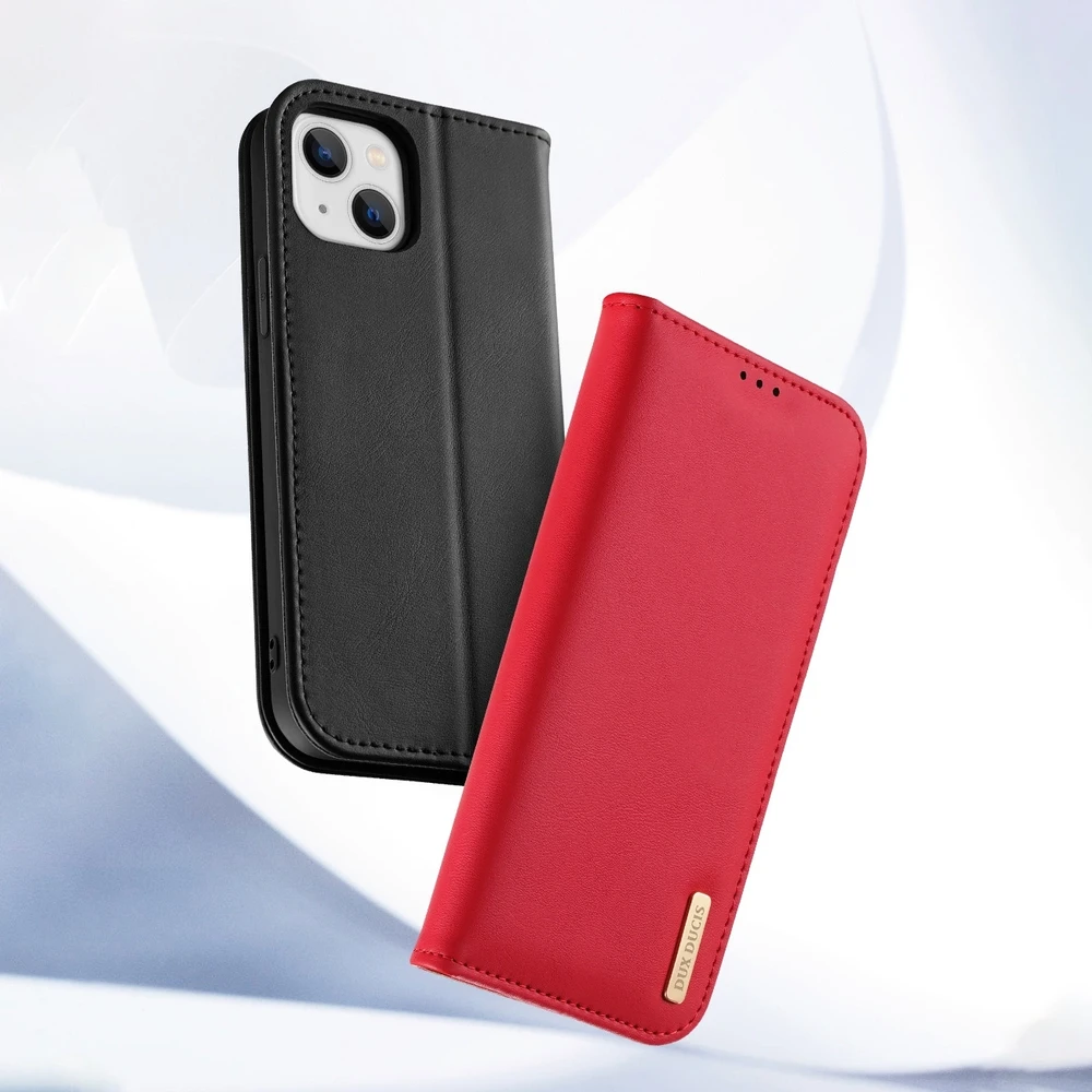 Dux Ducis Hivo dėklas skirtas iPhone 14 Plus, rudas