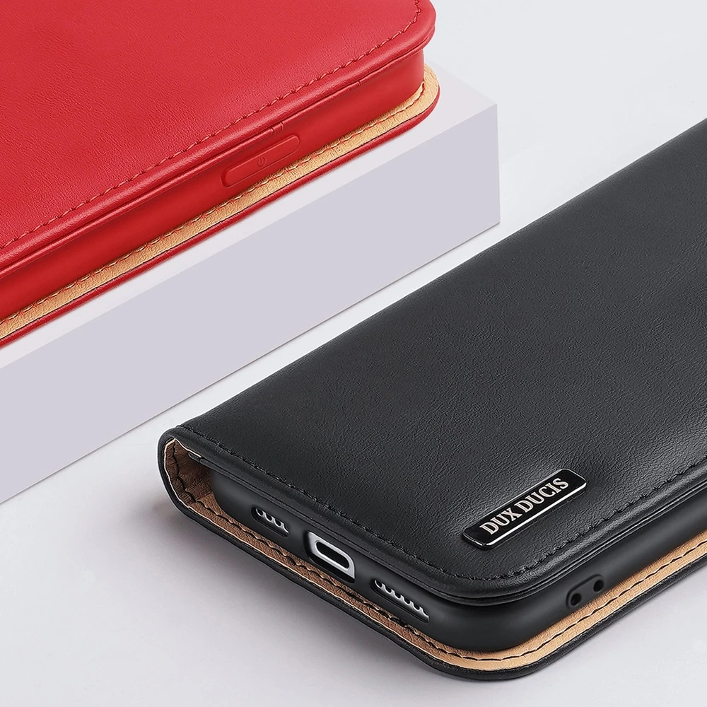 Dux Ducis Hivo dėklas skirtas iPhone 14 Plus, rudas