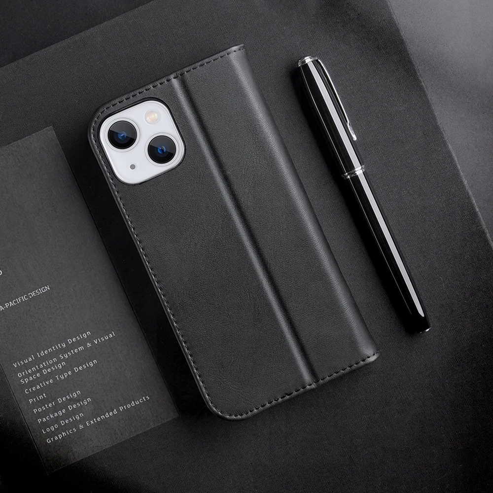 Dux Ducis Hivo dėklas skirtas iPhone 14 Plus, rudas