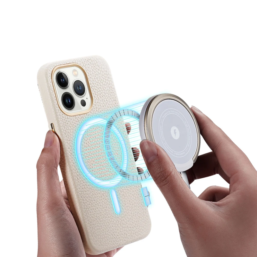 Dux Ducis Roma dėklas skirtas iPhone 13 Pro, baltas