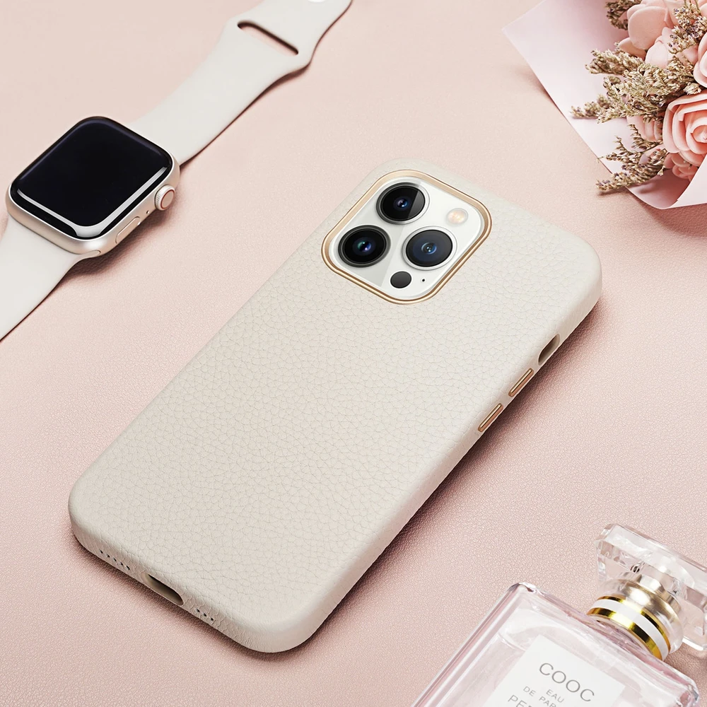 Dux Ducis Roma dėklas skirtas iPhone 13 Pro, baltas
