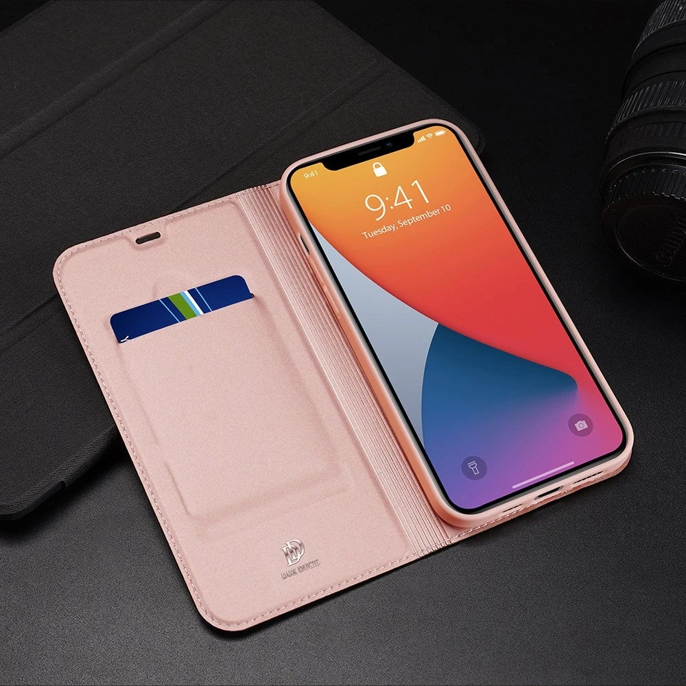 Dux Ducis Skin Pro dėklas skirtas Apple iPhone 12/12 Pro, juodas