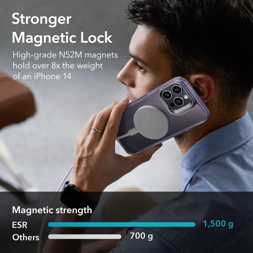 ESR Classic Kickstand Dėklas HaloLock iPhone 14 Pro