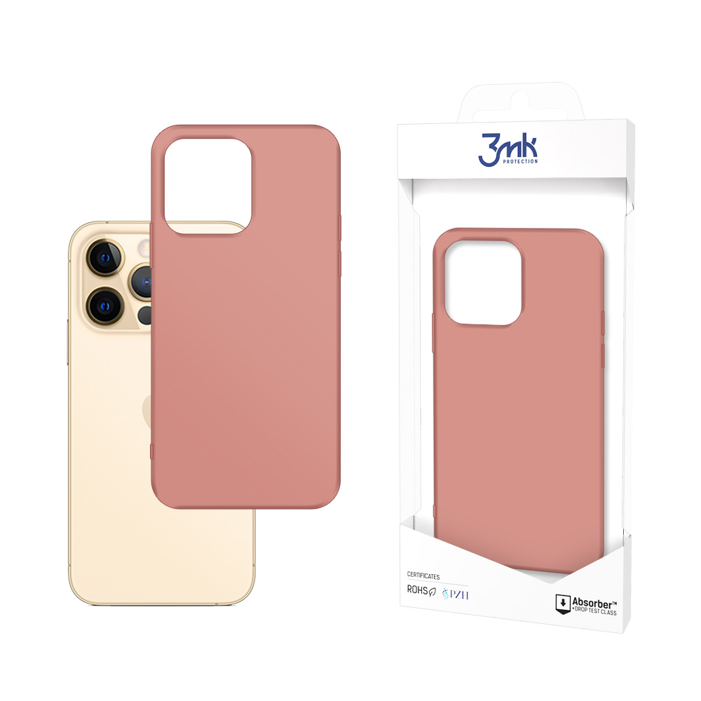 3Mk Protection Dėklas iPhone 13 Pro Max iš 3mk Matt Case serijos - rožinis