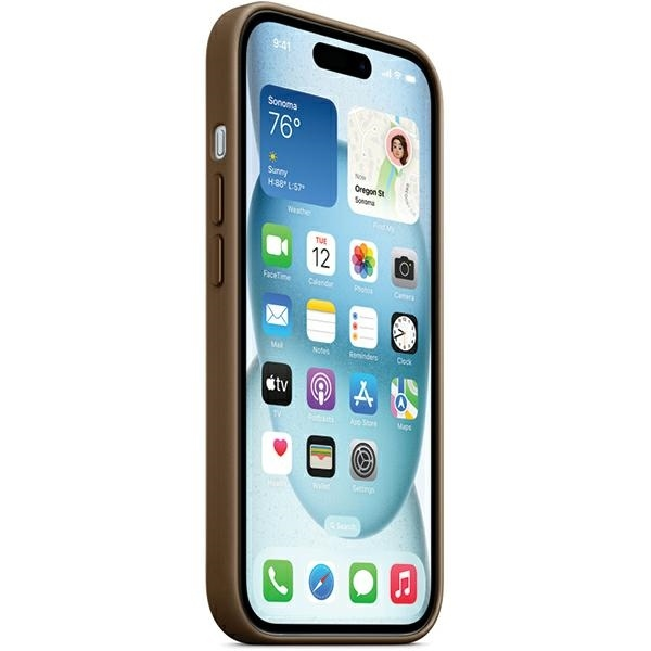 iPhone 15 Plus FineWoven Case with MagSafe - Taupe