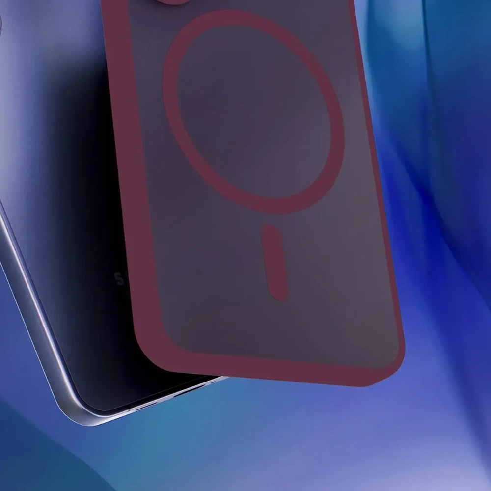 Dėklas 3Mk Protection 3mk Smoke MagCase case for iPhone 18 Pro / 17 Pro - burgundy