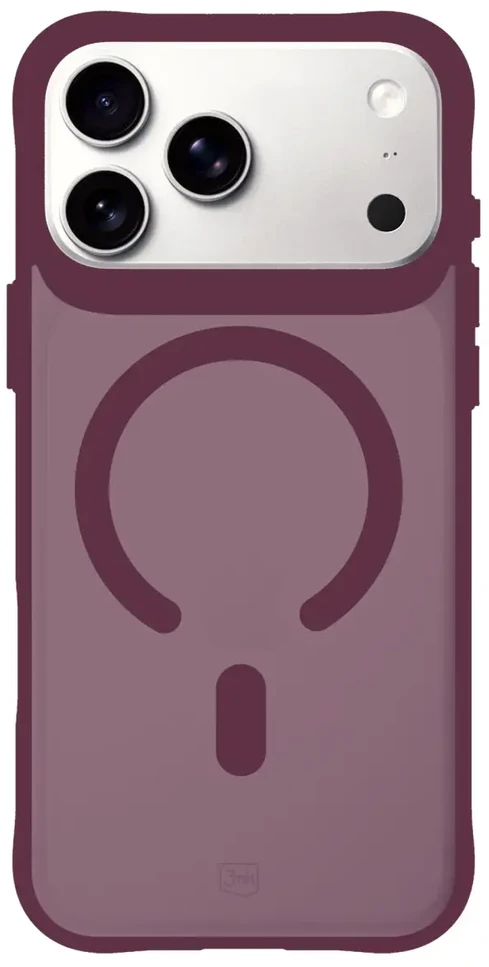 Dėklas 3Mk Protection 3mk Smoke MagCase case for iPhone 18 Pro / 17 Pro - burgundy