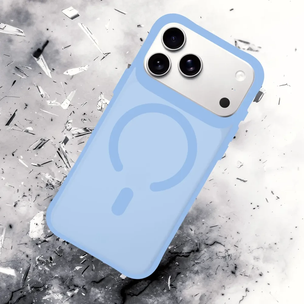 Dėklas 3mk Apple iPhone 17 Pro Max/ 18 Pro Max - 3mk Smoke MagCase Glacier