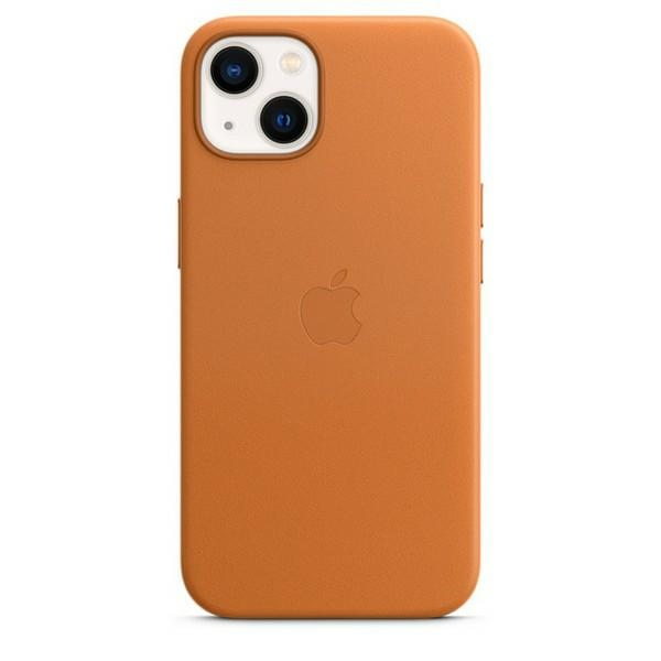 Apple iPhone 13 Odinis dėklas su MagSafe, Rudas (Golden Brown)