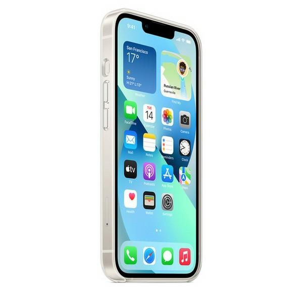 Apple „iPhone 13“ skaidrus dėklas su „MagSafe“.