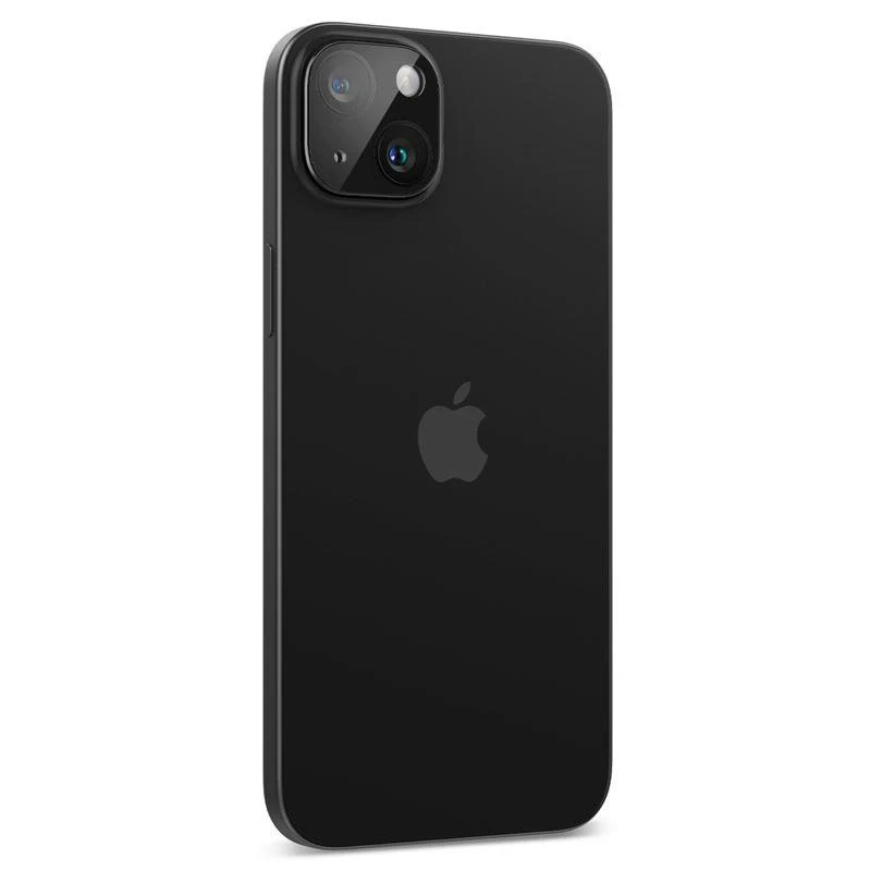 Spigen Glass tR Optik 2 vnt., juodos spalvos - iPhone 15/15 Plus/14/14 Plus