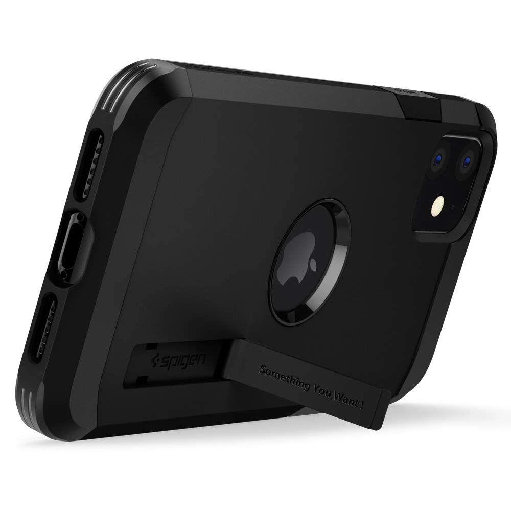 Spigen dėklas Tough Armour, skirtas iPhone 11 juodas