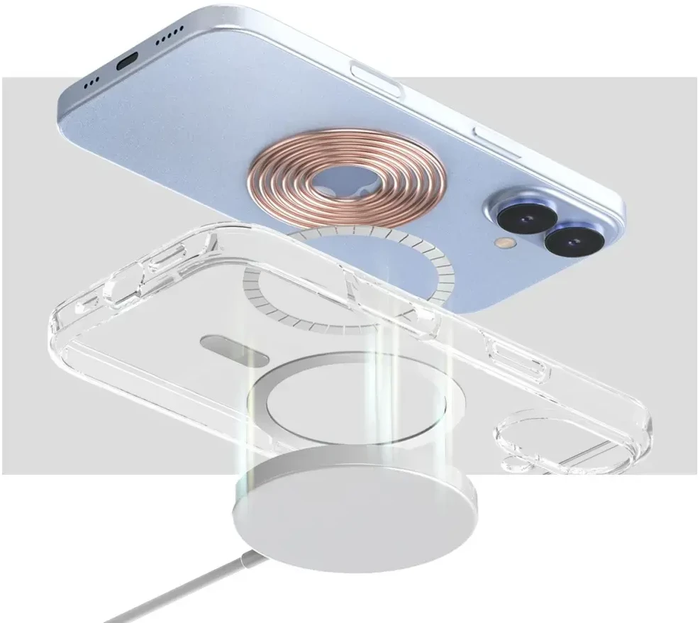 Dėklas Araree Duple M MagSafe iPhone 17 skaidrus