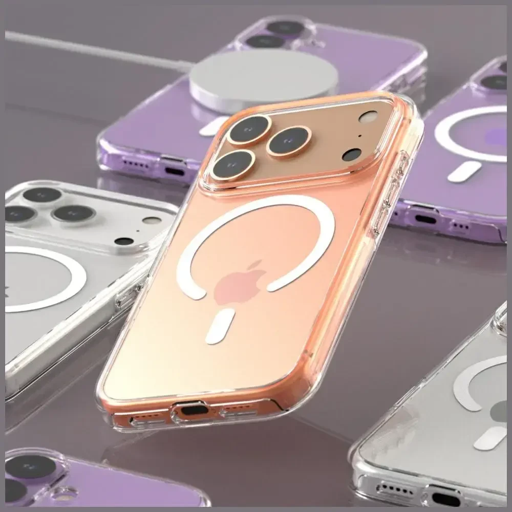 Dėklas Araree Duple M MagSafe iPhone 17 skaidrus