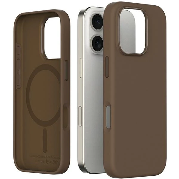 Dėklas Araree Typoskin M iPhone 16 Pro 6.3" ruda / auksinė ruda AR20-02117C