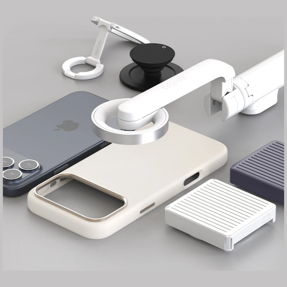 Dėklas Araree Typo Skin M MagSafe, skirtas iPhone 17 Pro, oranžinė