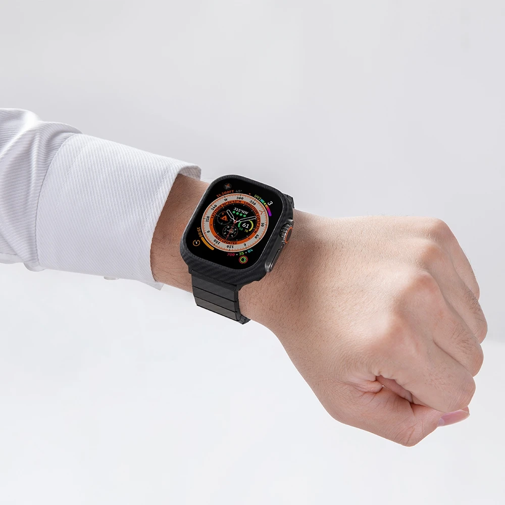 „Pitaka“ anglies pluošto „Apple Watch“ apyrankė, 42/44/45/49 mm