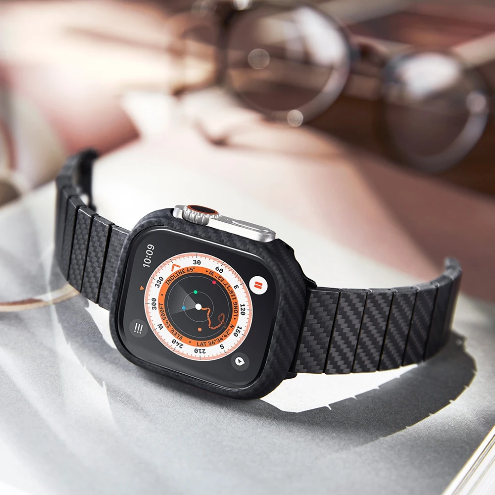 „Pitaka“ anglies pluošto „Apple Watch“ apyrankė, 42/44/45/49 mm