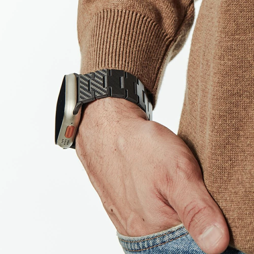 „Pitaka“ anglies pluošto „Apple Watch“ apyrankė, 42/44/45/49 mm