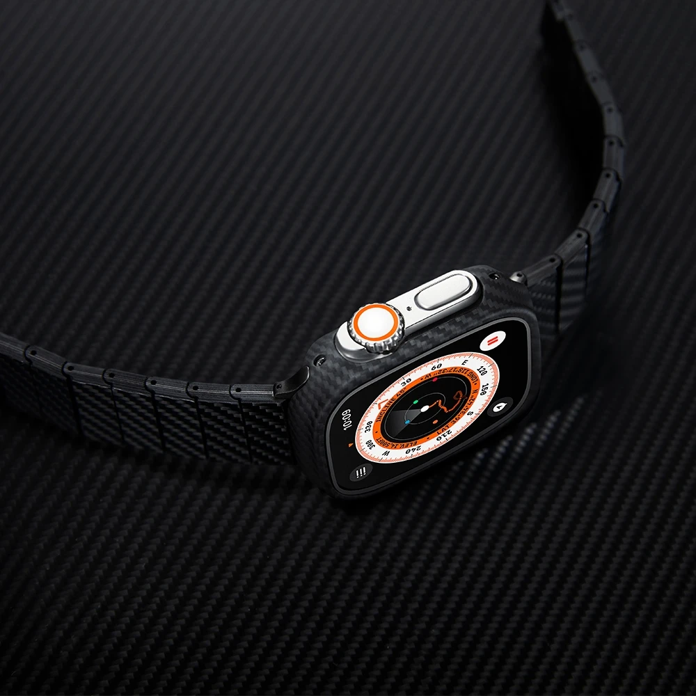 „Pitaka“ anglies pluošto „Apple Watch“ apyrankė, 42/44/45/49 mm