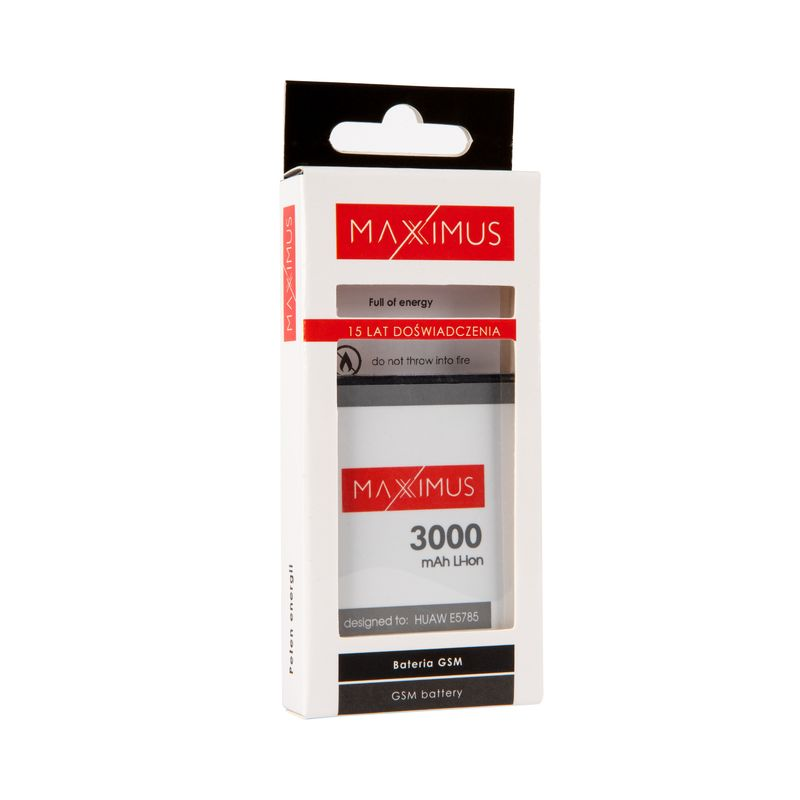 AKUMULIATORIUS MAXXIMUS HUAWEI E5785 3000mAh MODEMUI HB824666RBC