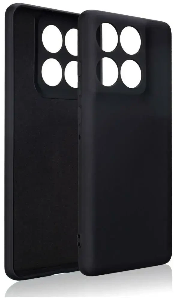 Dėklas Beline Silicone skirtas Motorola Edge 60 juodos spalvos