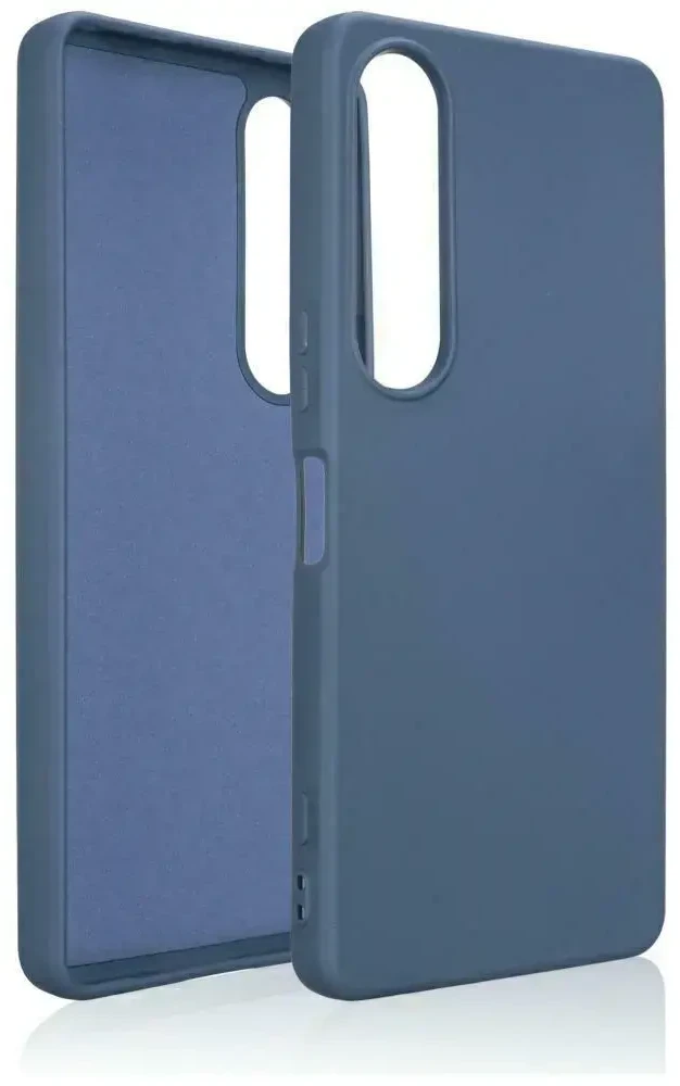 Dėklas Beline Silicone, skirtas Sony Xperia 1 VII, mėlynos spalvos