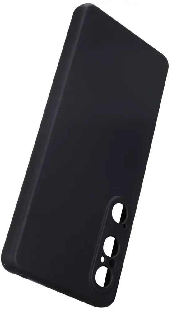 Dėklas Beline Silicone, skirtas Sony Xperia 1 VI, juodos spalvos